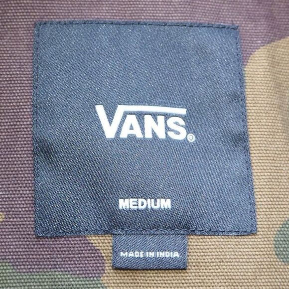 Vans Brushed Camo Shacket Chore Style Jacket Multicolor Men's M - Picture 4 of 7